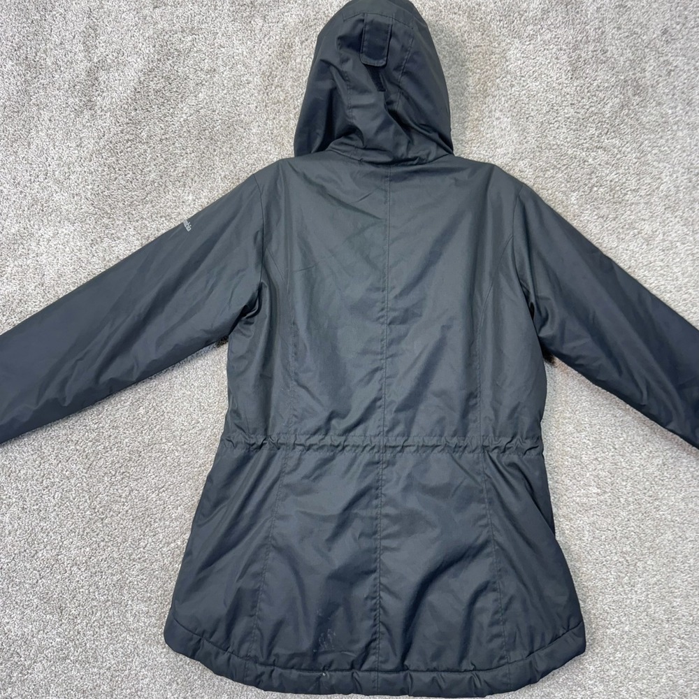 Columbia Parka Womens Medium Carson Pass II Black Omni-Heat Insulated EUC
